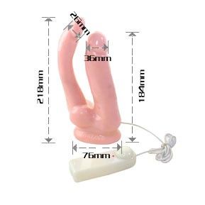 Baile - Double Pénis Vibrant pour Double Stimulation