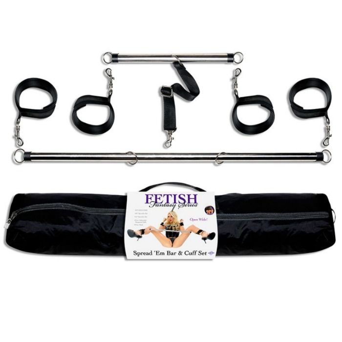 Barre Écartement Bondage Spread Em Bar Cuff - Fetish Fantasy