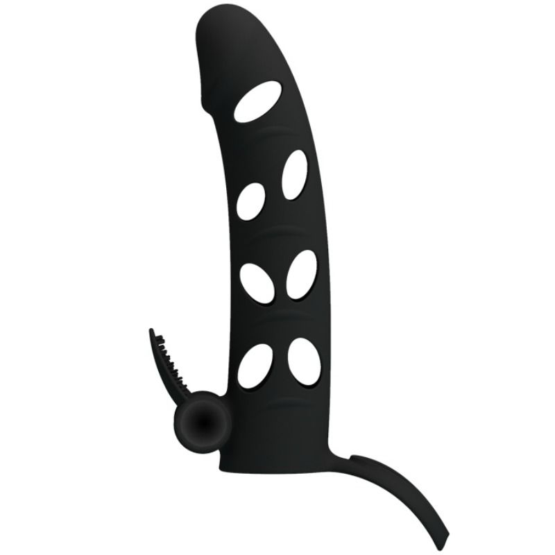 Gaine Pénienne Pretty Love Silicone Vibrante 15.2cm - Pretty Love