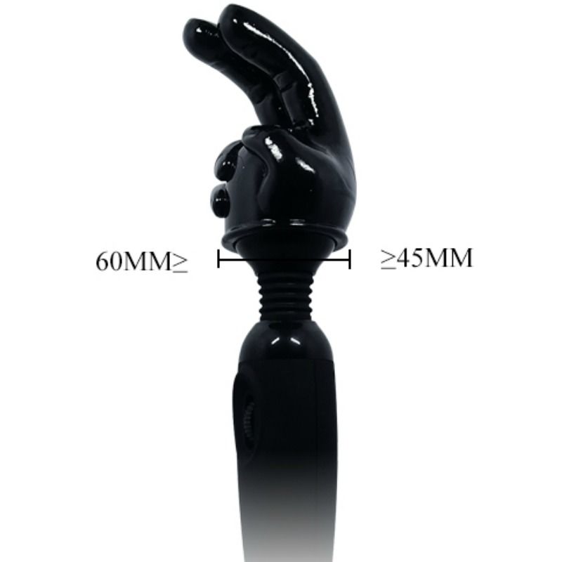 Baile - Tête Interchangeable en forme de Doigts pour Masseur Wand