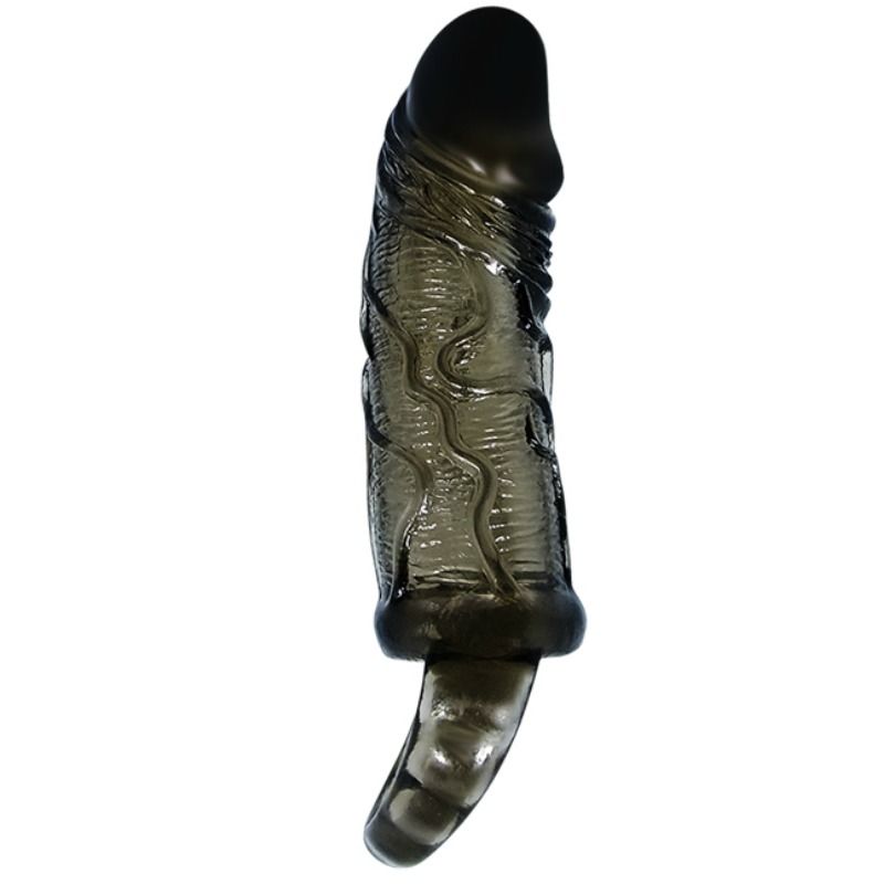 Baile - Gaine Pénis avec Anneau Testiculaire 13,5 cm - Noir