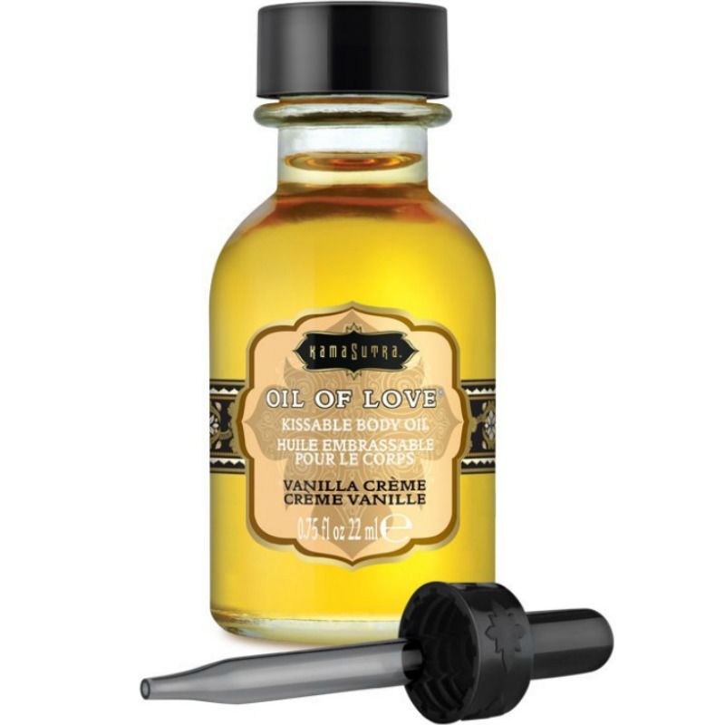 Kamasutra - Huile de massage comestible Saveur Vanille - 22 ml