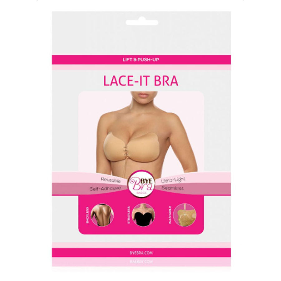 Soutien-Gorge Adhésif Lace-it Bra Bonnet C Beige - Bye Bra