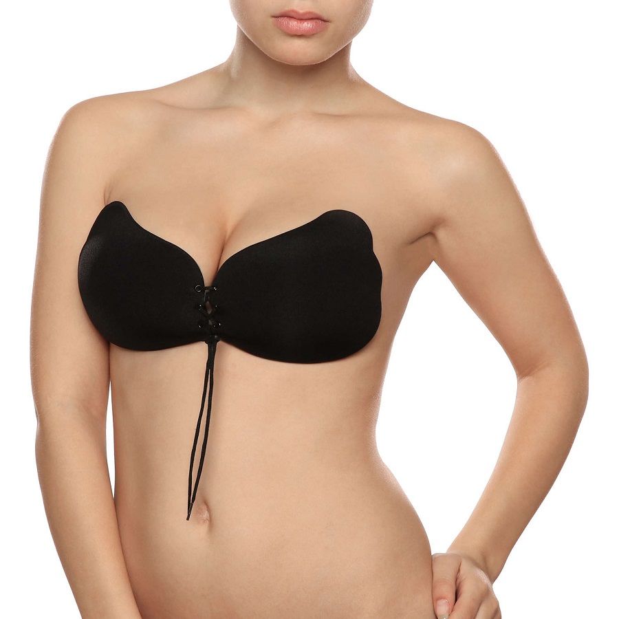 Soutien-Gorge Adhésif Lace-it Bra Push-Up Noir A - Bye Bra