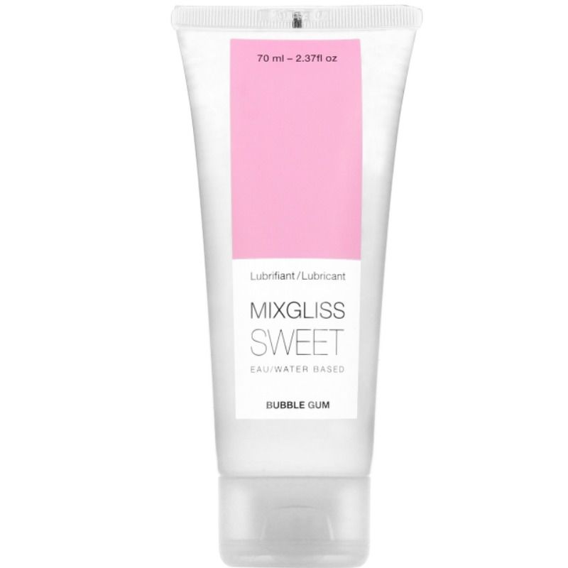 Mixgliss - Lubrifiant Saveur Chewing-gum à base d’eau Sweet - 70 ml