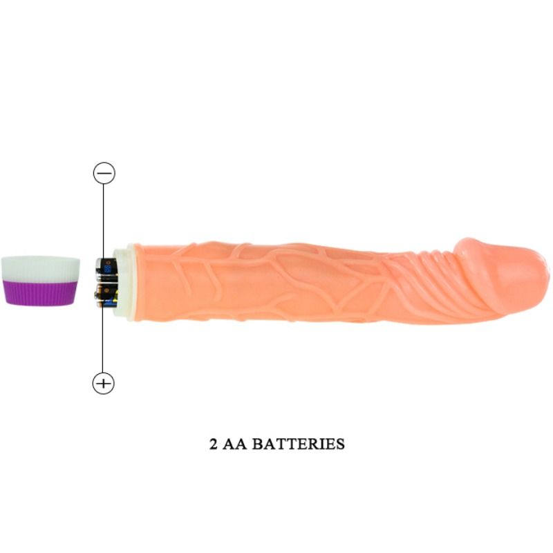 Baile - Vibromasseur Réaliste Vibrant 22,5 cm - Naturel