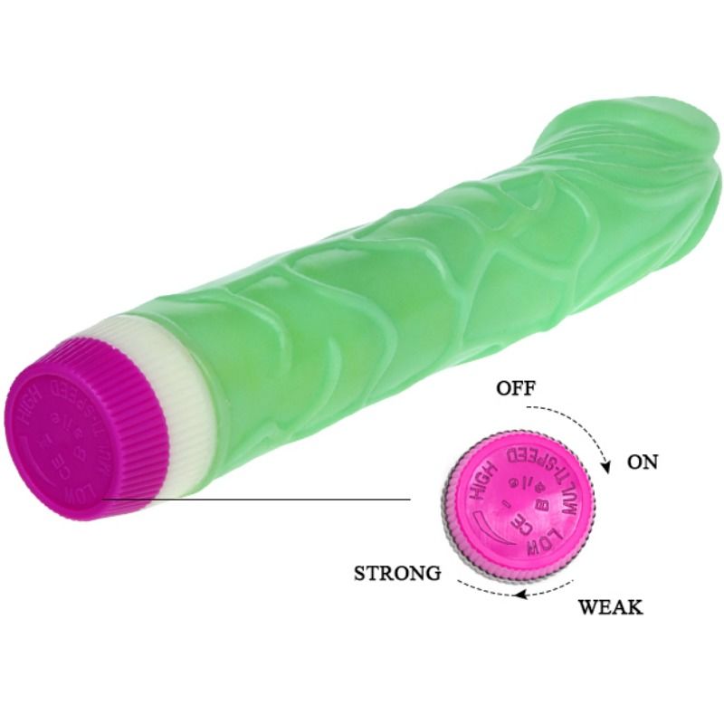 Baile - Vibromasseur Réaliste Vibrant 23 cm - Vert