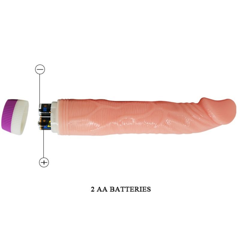 Baile - Vibromasseur Réaliste Vibrant 22 cm - Naturel