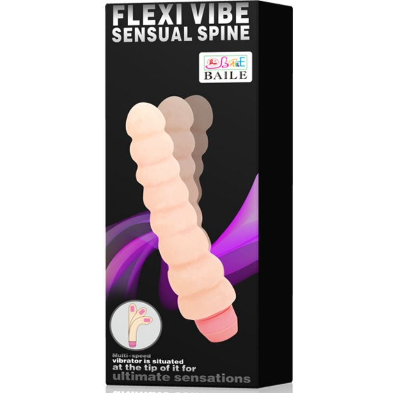 Baile - Vibromasseur Ondulé Flexible et Vibrant - 19 cm