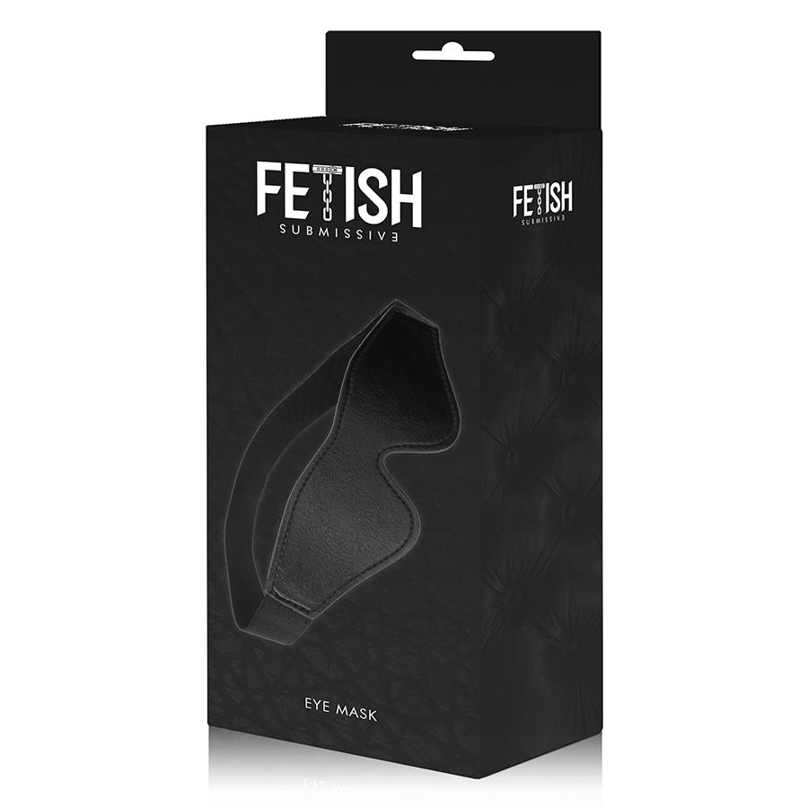 Fetish Submissive - Masque intégral BDSM en Cuir Vegan - Noir