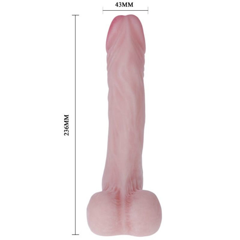 Baile - Gode Ultra Réaliste XL avec Ventouse - 21,6 cm