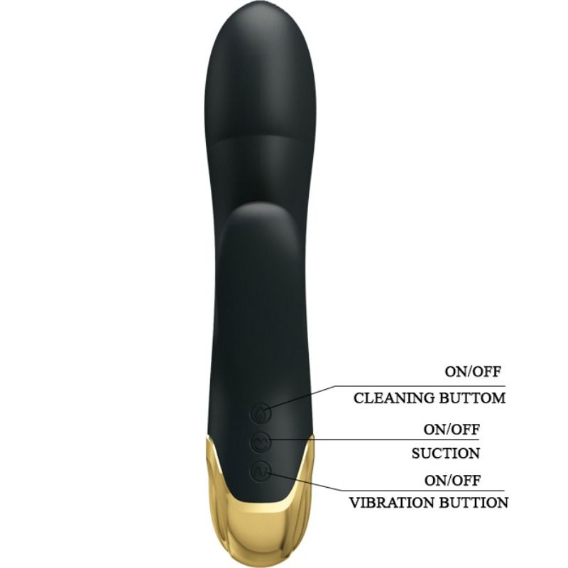 Stimulateur Smart Naughty Play Vibration et Aspiration - Pretty Love