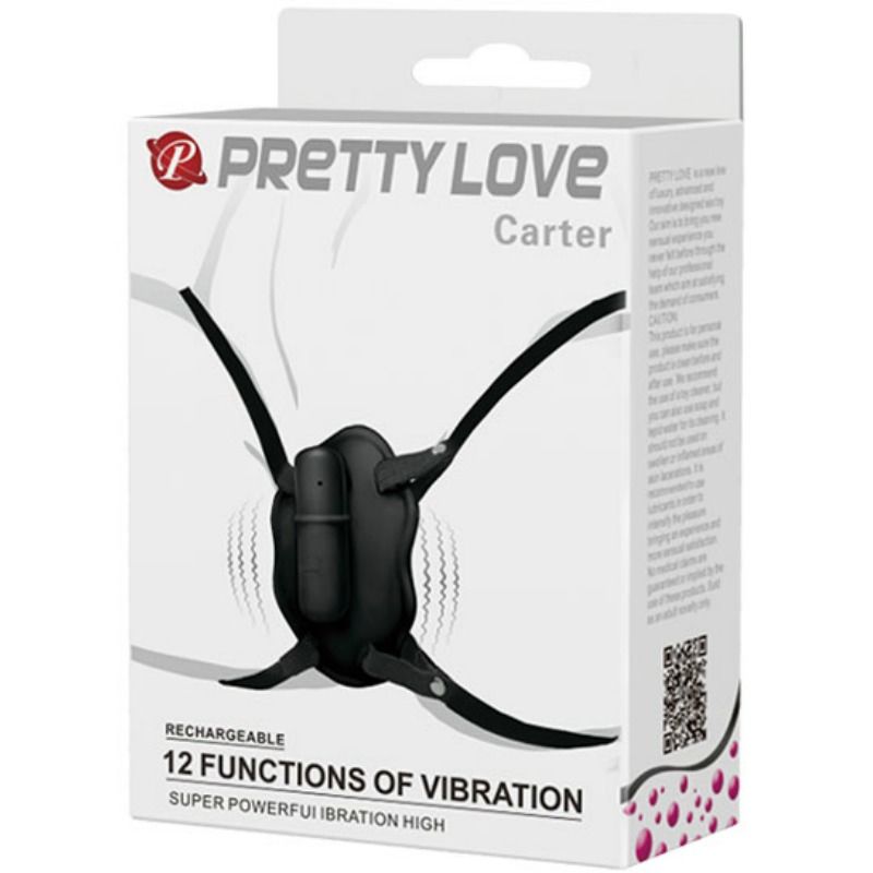 Strap-On Vibrant Carter avec Balle - Pretty Love