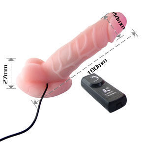 Baile - Stimulateur Vibrant en forme de Pénis Réaliste - 18 cm