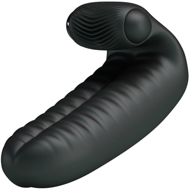 Stimulateur Vibrant 2 Doigts Pretty Love Noir