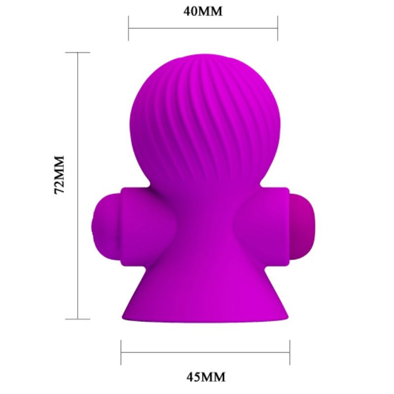 Stimulateurs Tétons Pretty Love 12 Modes Lilas - Pretty Love