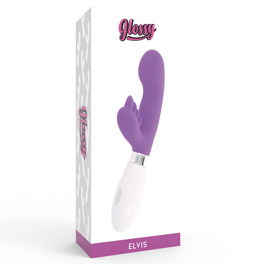 Vibromasseur Rabbit Elvis Violet - Glossy - GLOSSY