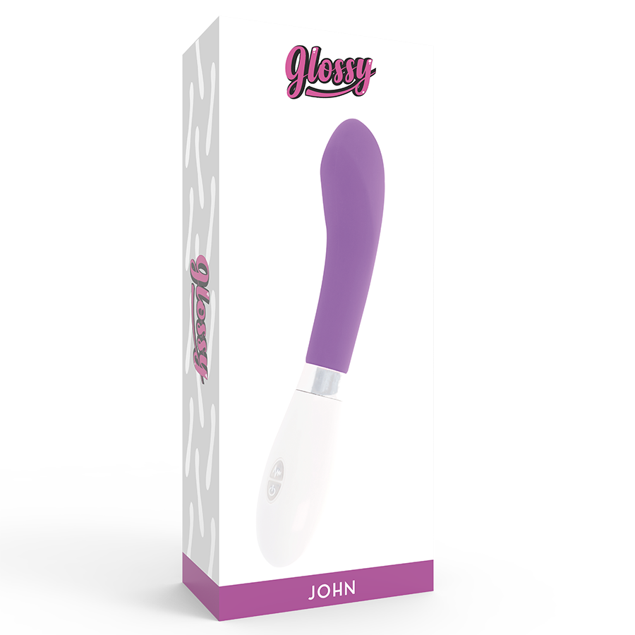 Vibrateur Courbé John Violet - Glossy - GLOSSY
