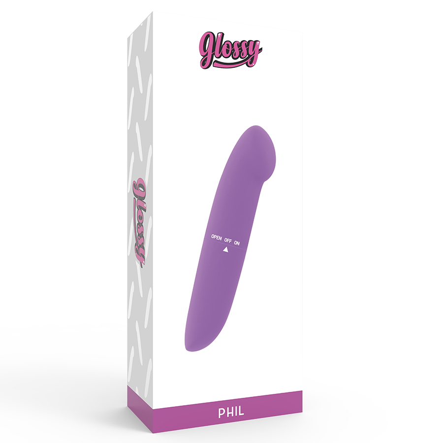 Vibromasseur Phil Violet - Glossy - GLOSSY