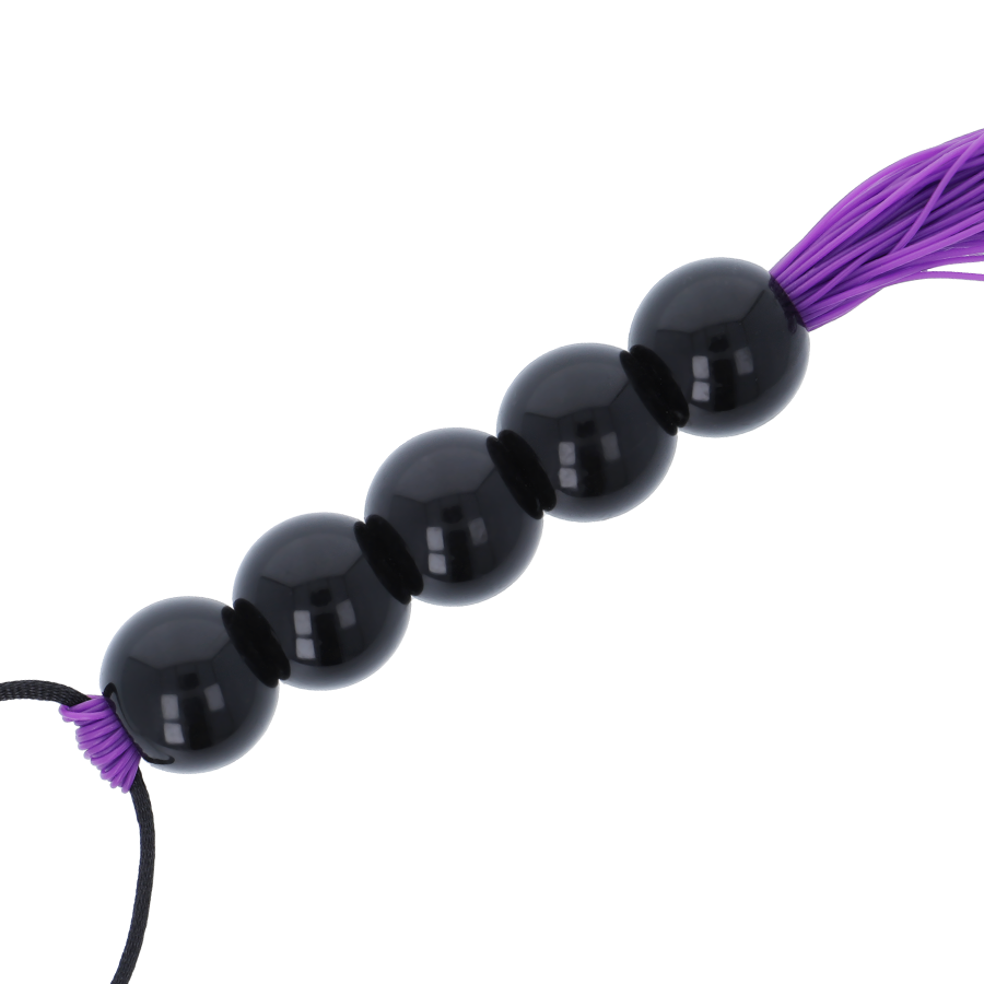 Darkness - Martinet BDSM avec Poignée Violet - 45 cm
