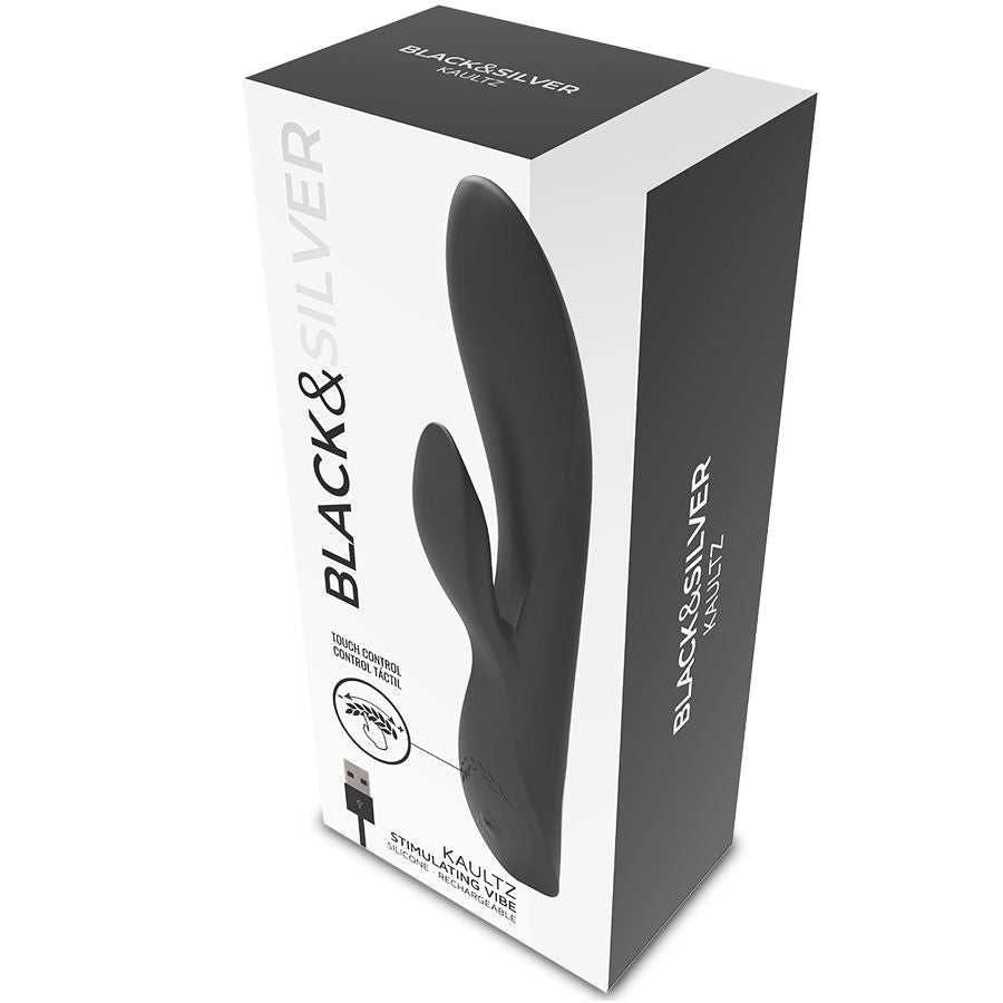 Vibromasseur Kaultz Touch Control - Black & Silver