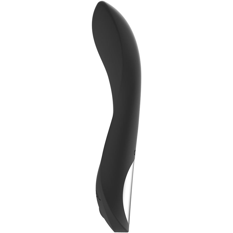 Vibromasseur Kean Tactile Rechargeable - Black & Silver