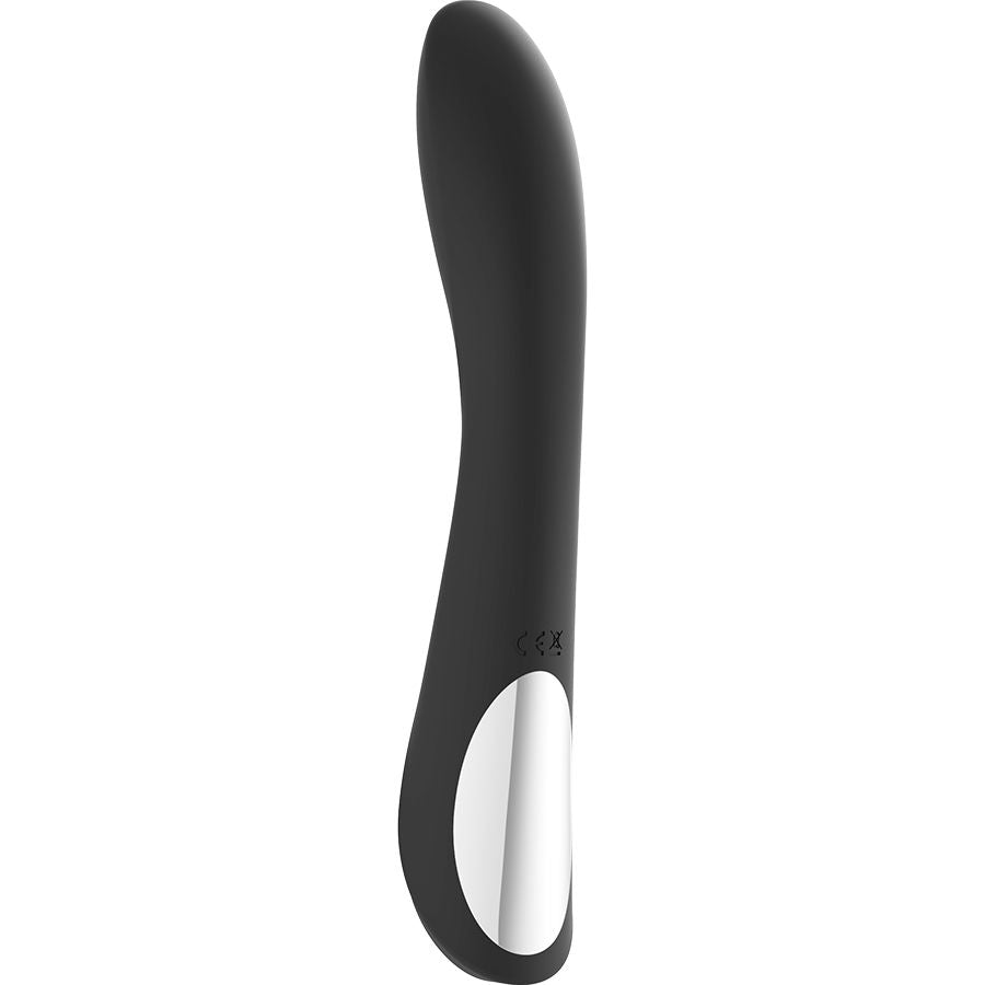 Vibromasseur Kean Tactile Rechargeable - Black & Silver
