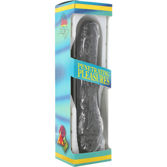 Gode vibrant en vinyle P-Shape 20 cm noir - Seven Creations - SEVEN CREATIONS