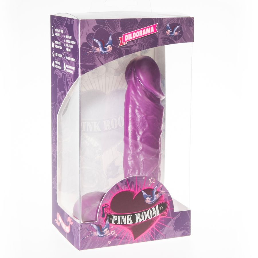 Gode réaliste Amadeo violet 15,5 cm - Pink Room - PINK ROOM