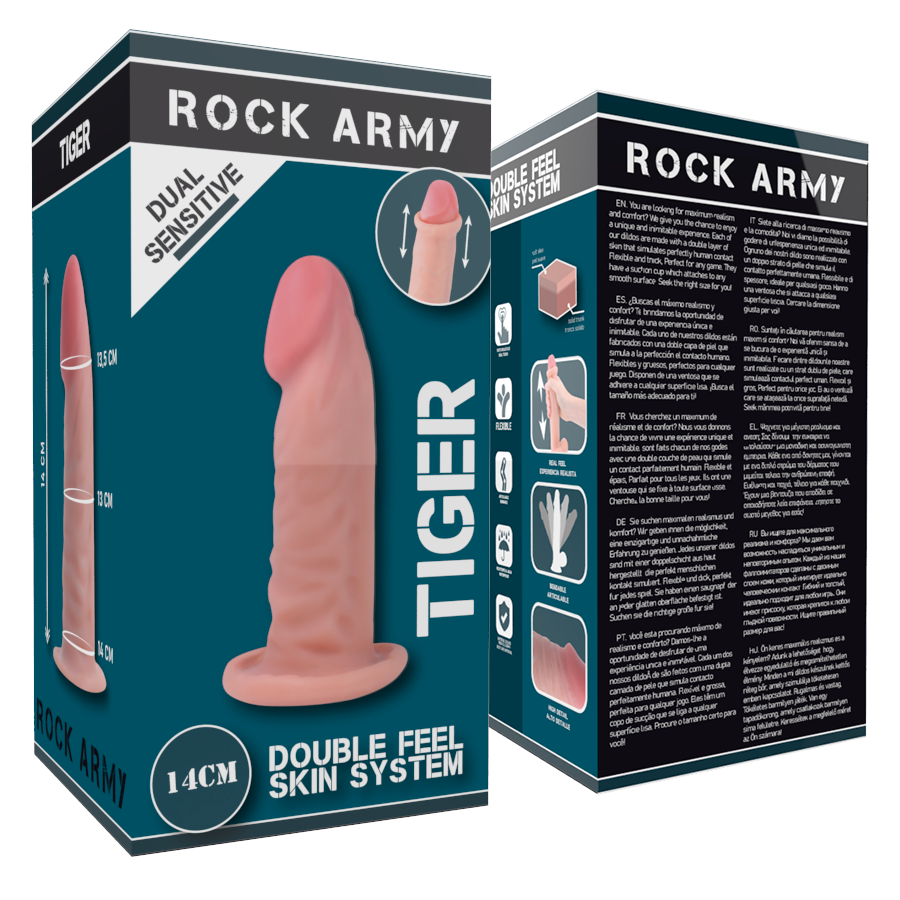 Rockarmy - double densité tigre 14 cm -o- 4.46 cm - ROCK ARMY