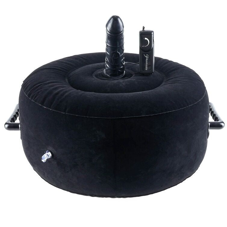 Coussin Gonflable Chauffant Hot Seat avec Dong Vibrant - Fetish Fantasy