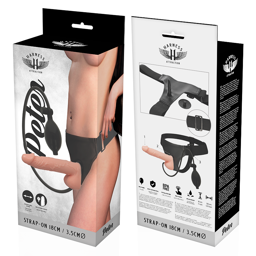 Harnais Ceinture Attraction Pénis Réaliste TPR - Harness