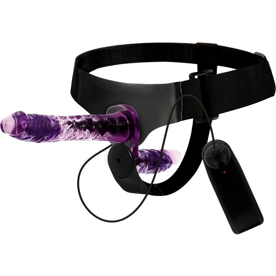 Harnais Double Pénétration Rodney 18 cm - Harness Attraction