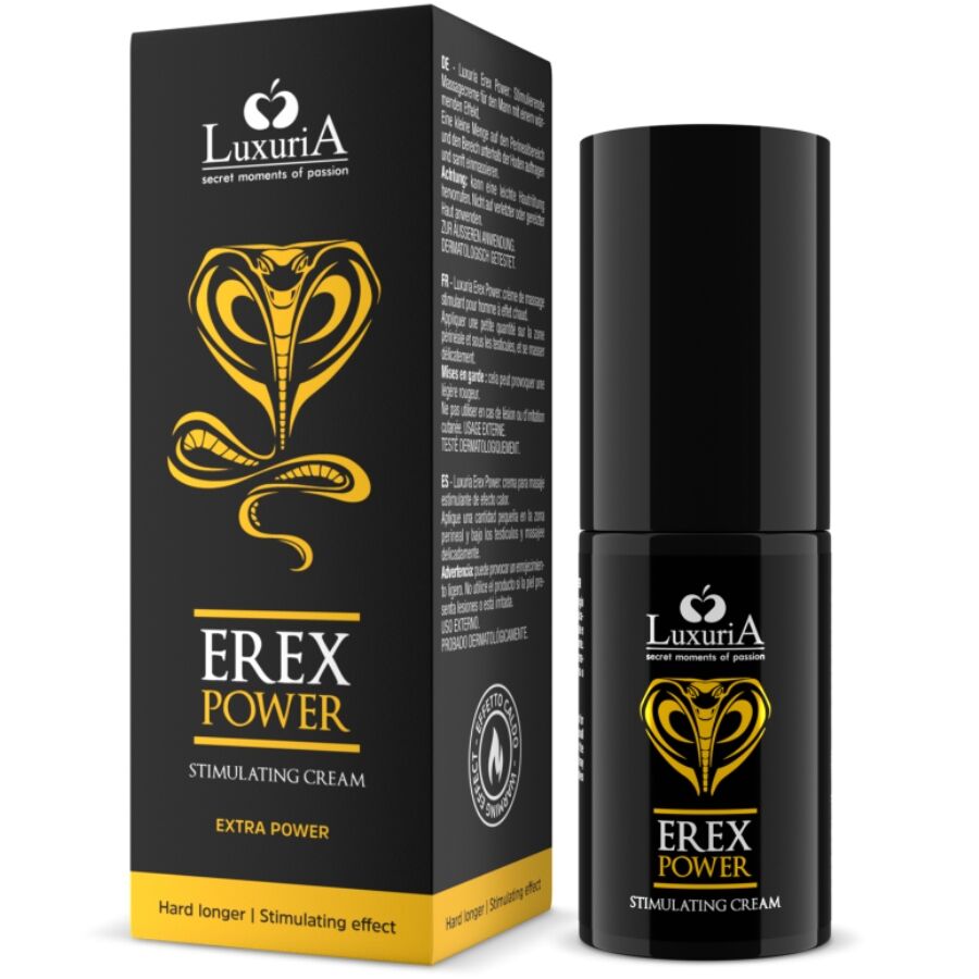 Crème Stimulante Erex Power 30ml - Intimateline Luxuria - INTIMATELINE LUXURIA