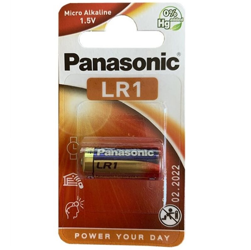 Pile Alcaline LR1 1.5V N MN9100 - Panasonic - PANASONIC