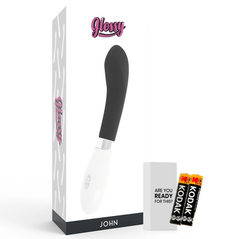 Vibrateur Courbe John Noir - Glossy - GLOSSY