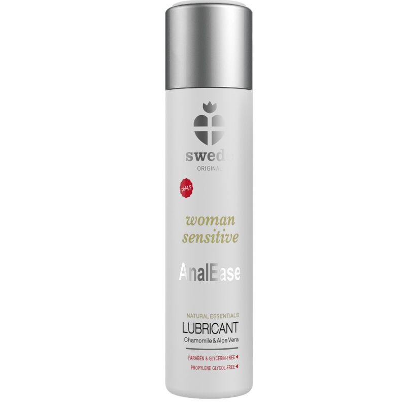 Lubrifiant anal à base d'eau Woman Sensitive AnalEase 120 ml - Swede - SWEDE