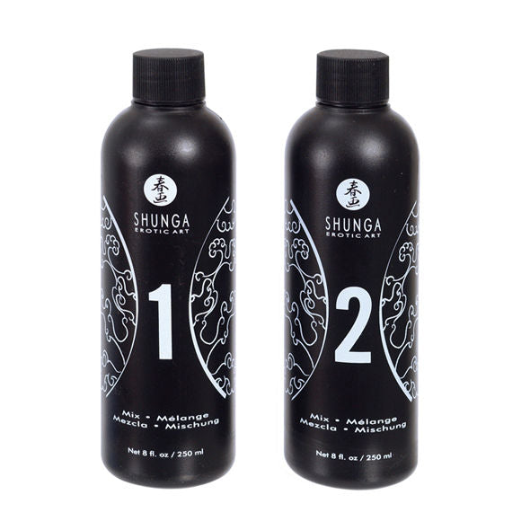 Shunga - Gelée et drap de massage érotique Melon / Mangue