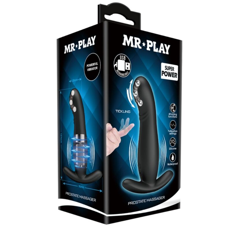 Mr Play - Stimulateur Prostatique Rechargeable Noir