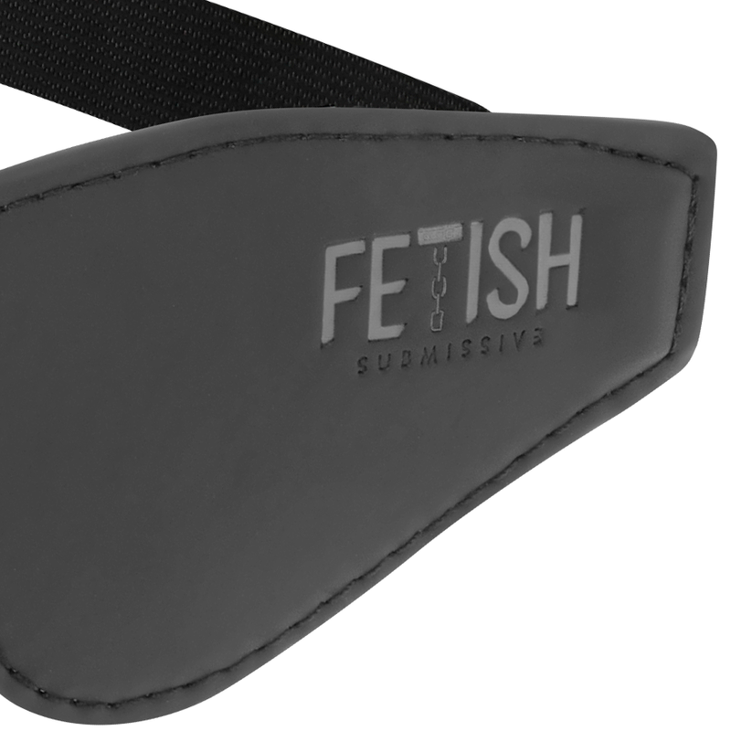 Fetish Submissive - Masque intégral BDSM en Cuir Vegan - Noir