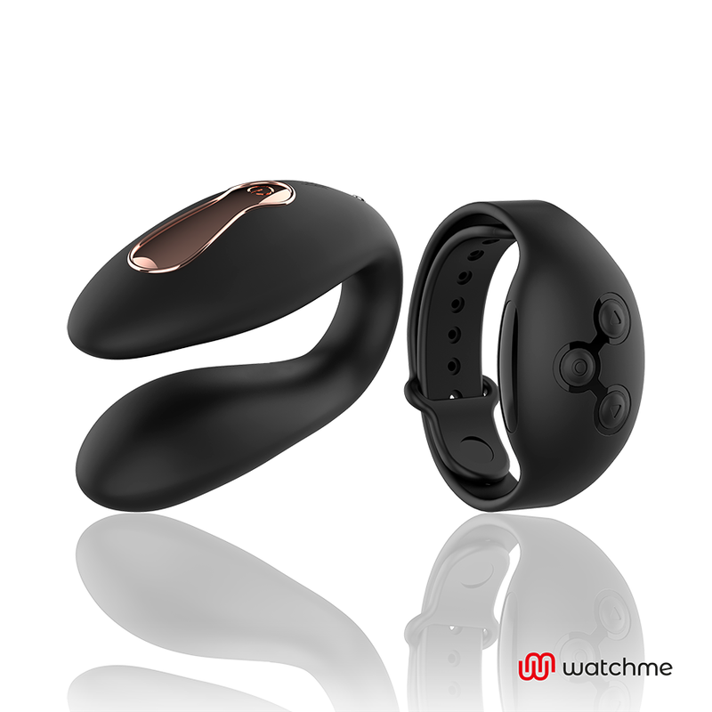 Watch Me - Vibromasseur pour couple avec télécommande Anne's Desire - Noir