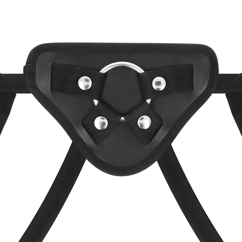 Gode Ceinture avec Harnais Rose 17cm - Deltaclub