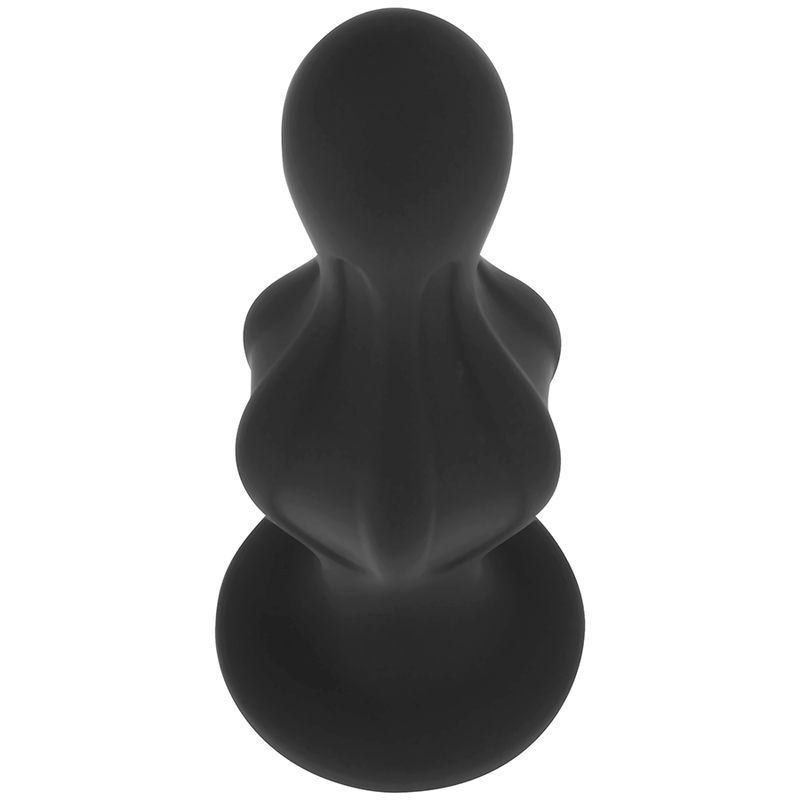 Ohmama - Plug Anal Large en Silicone Noir - 12 cm