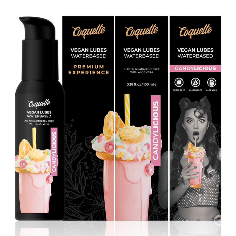 Lubrifiant Naturel Coquette Chic Desire Bonbon 100ml - Coquette