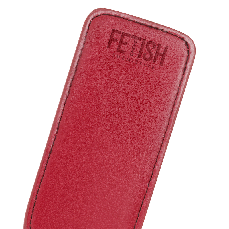 Fetish Submissive - Paddle BDSM en Simili Cuir Rouge