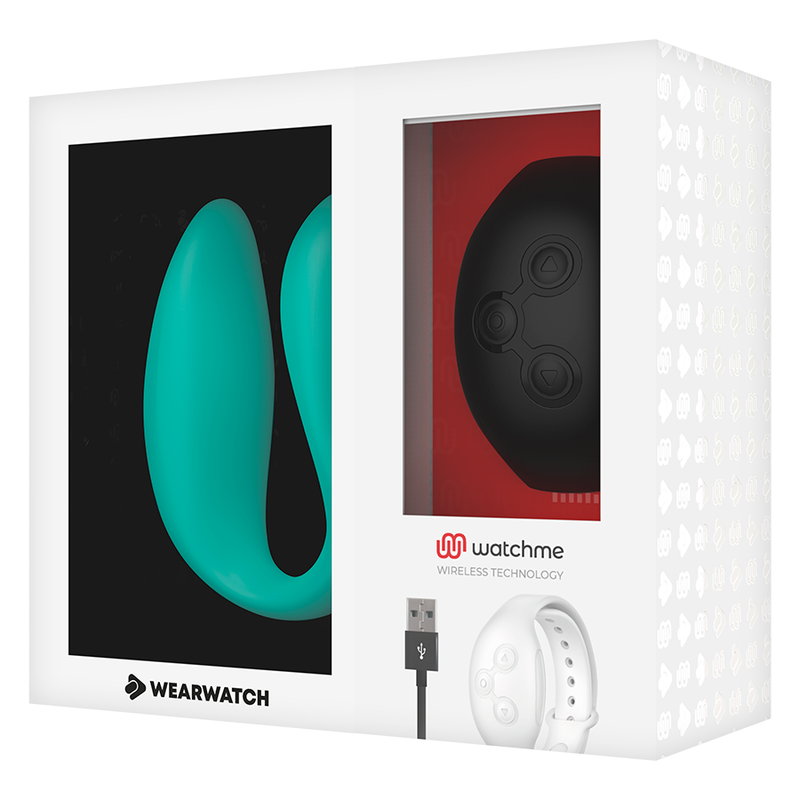 Vibrateur couple WearWatch Dual aigue-marine - WearWatch - WEARWATCH
