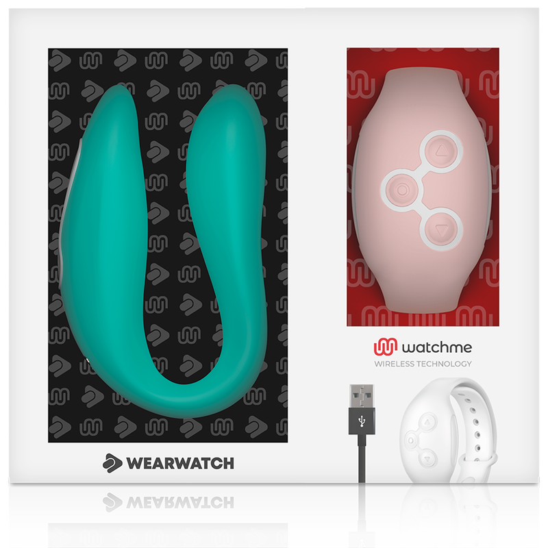 Vibrateur connecté pour couples WearWatch Dual rose - Watchme - WEARWATCH